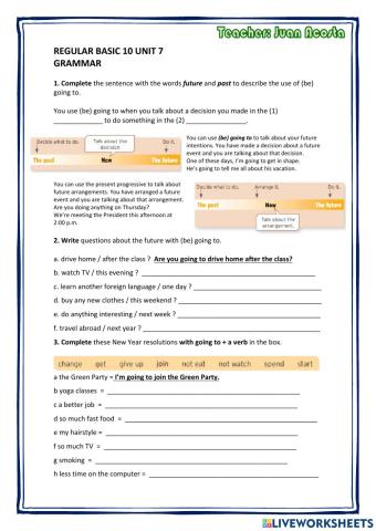 Going to vs present progressive