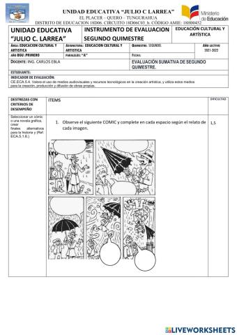 Educacion cultural y artistica