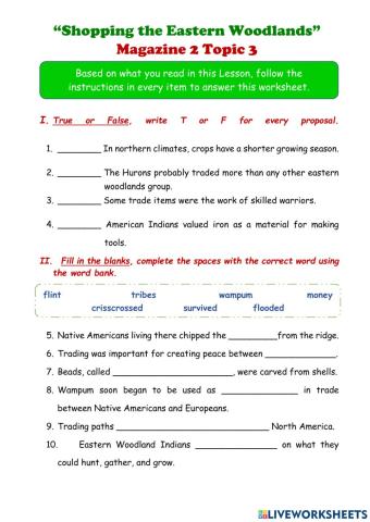 Shopping the Eastern Woodland