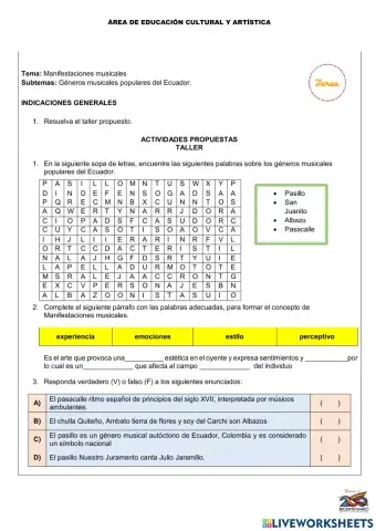 Manifestaciones musicales