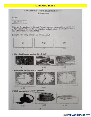 A2-Listening-Test 1