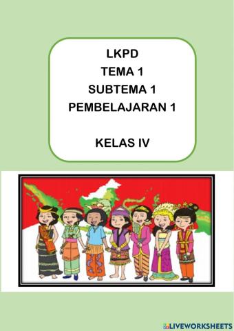 Tema 1 Subtema 1 Kelas 4