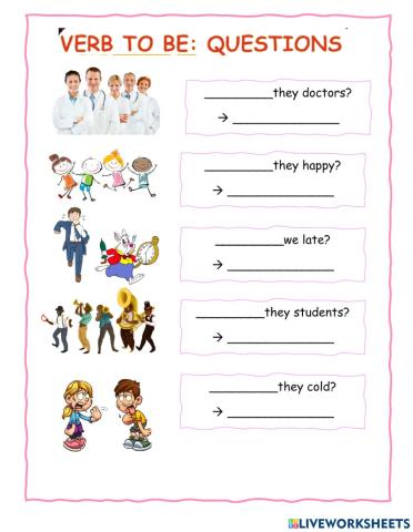 Verb to be questions