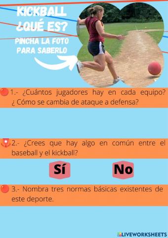 ¿Qué es el kickball?