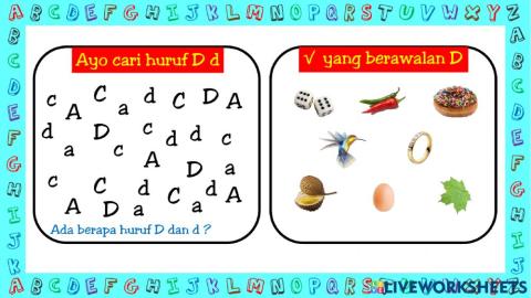 Cari Huruf Awal D