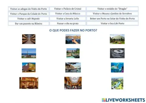 Places to visit in Oporto, Portugal