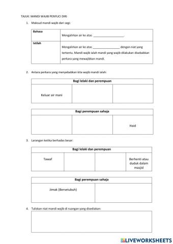 Mandi wajib penyuci diri