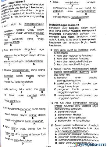 Kesalahan dalam Penggunaan Kata Kerja