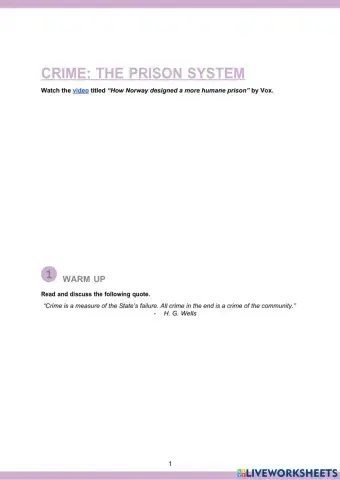 Crime - vocabulary C1