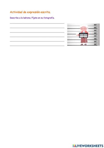 Describe a la ladrona