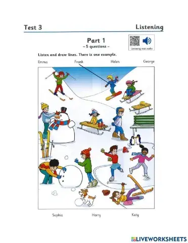 Flyers 4 Test 3 Listening