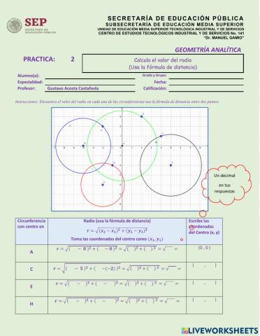 Distancia entre dos puntos