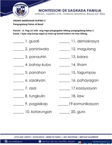 Uri ng Pangngalan Ayon sa Konsepto