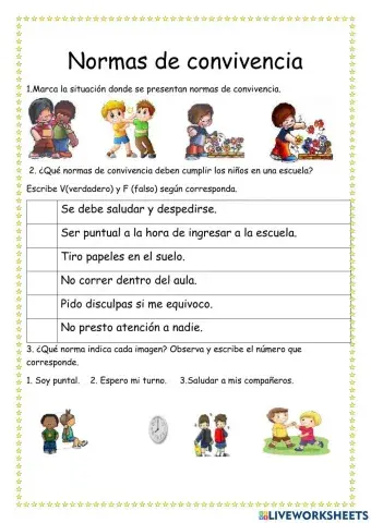 Normas de Convivencia