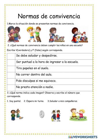 Normas de Convivencia