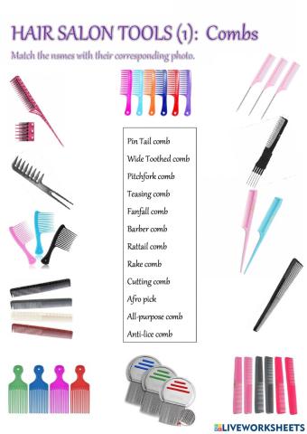 Hairdressing combs