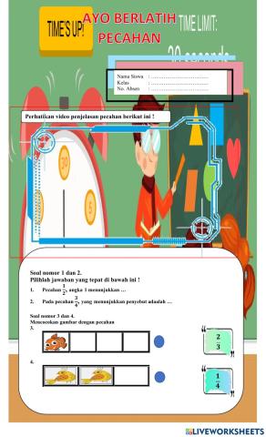 Ayo berlatih pecahan