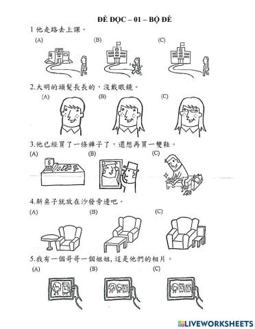 Bộ Đề Band A - Đề Đọc 01