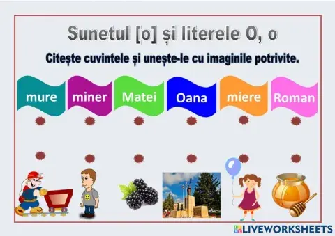 Literele o și O