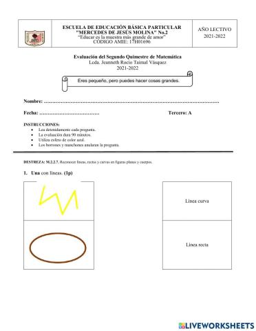 AC  Evaluación segundo quimestre