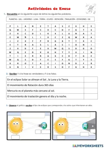 Actividades de enaso