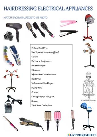 HAIRDRESSING ELECTRICAL APPLIANCES