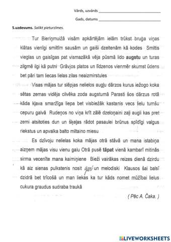 Savrupinājumi. Pieturzīmes.