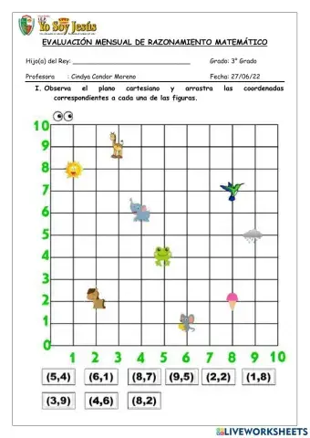 Evaluación de razonamiento matemático