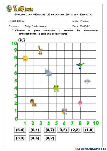 Evaluación de razonamiento matemático