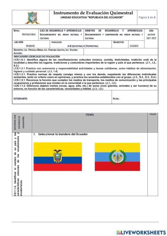 Examen de entorno República del Ecuador