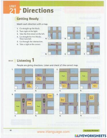 Unit 21- Directions