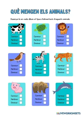 Alimentació animals