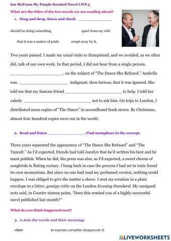 Ian McEwan Short Story Part 5