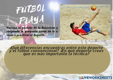 Fútbol playa