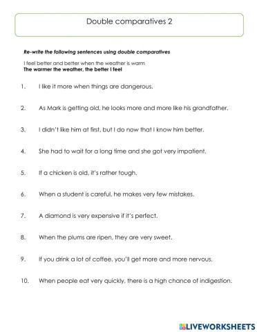 double comparatives 3