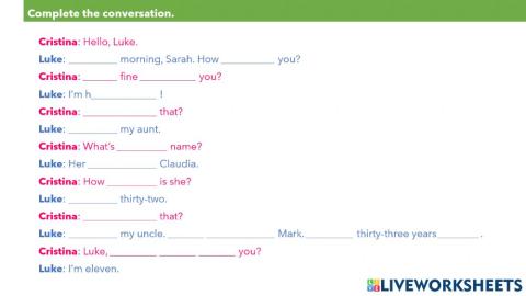 L8 - A28 - Review, Writing, Conversation