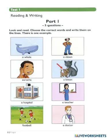 Movers Collins - Test 1 - R