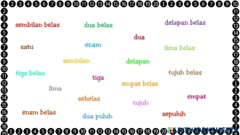 Baca lalu tuliskan angkanya