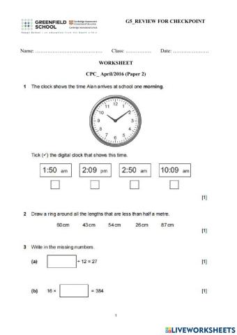 Week 3-Maths homework