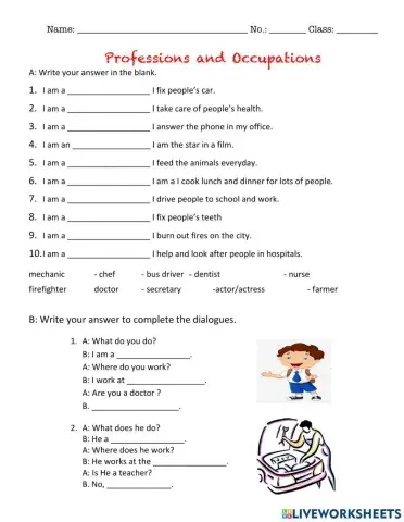 Professions and Occupations