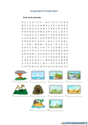 Geographical features