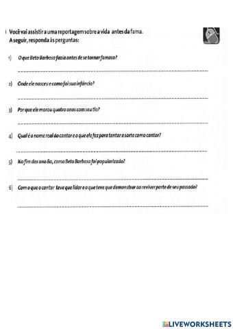 A vida antes da fama - PROFISSÕES