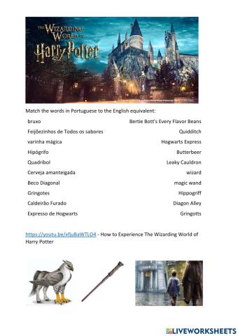 The Wizarding World of Harry Potter - PortuguesexEnglish
