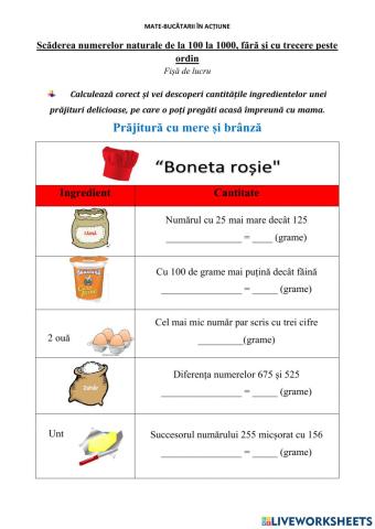 Mate-bucătarii în acțiune (bonetele roșii)