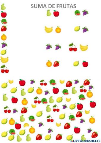 Suma de frutas