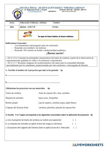 Educación artística