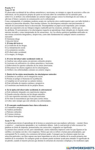 Comoprensión lectora 12