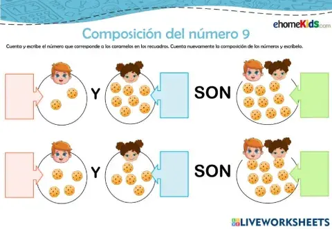 Composición del número 9