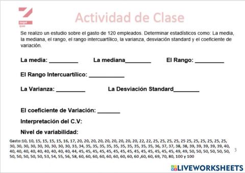 Medidas de Dispersión 3