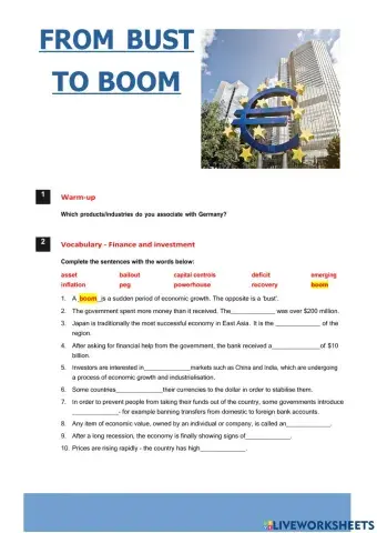 Business english economy - B2 - C1